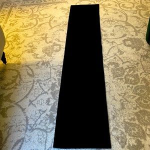 Fancy thin satin “shawl”. Meant to be worn with a gown or a fancy dress.